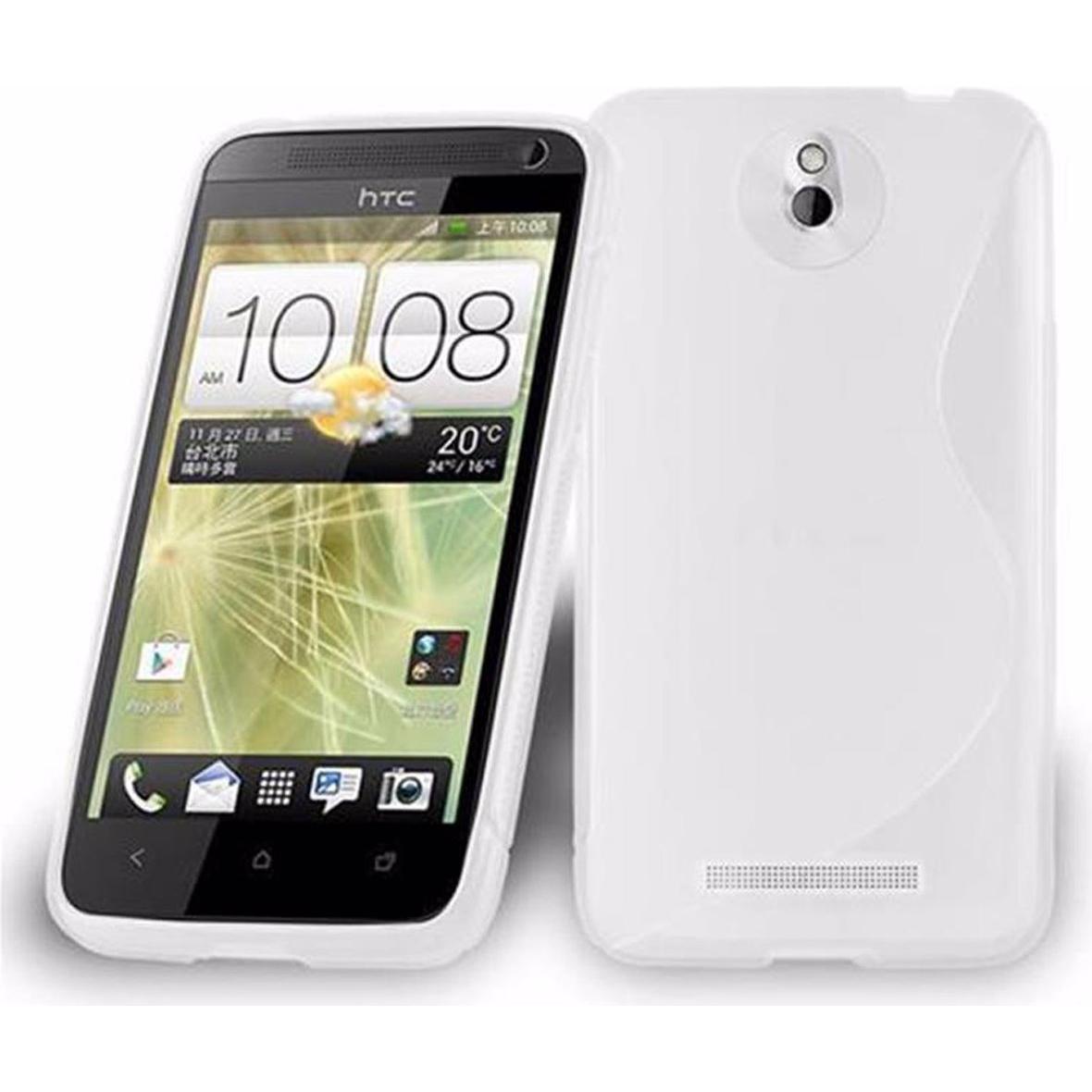 Thumbnail - Cadorabo TPU S-Line Cover (HTC Desire 501), Smartphone Hülle, Transparent