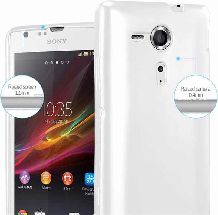 Produktbild Cadorabo TPU Matt Metallic Cover (Sony Xperia SP)