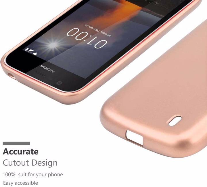 Produktbild Cadorabo TPU Matt Metallic Cover (Nokia 1)
