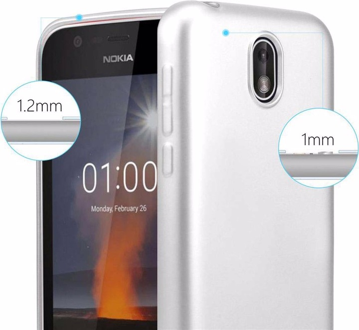 Produktbild Cadorabo TPU Matt Metallic Cover (Nokia 1)