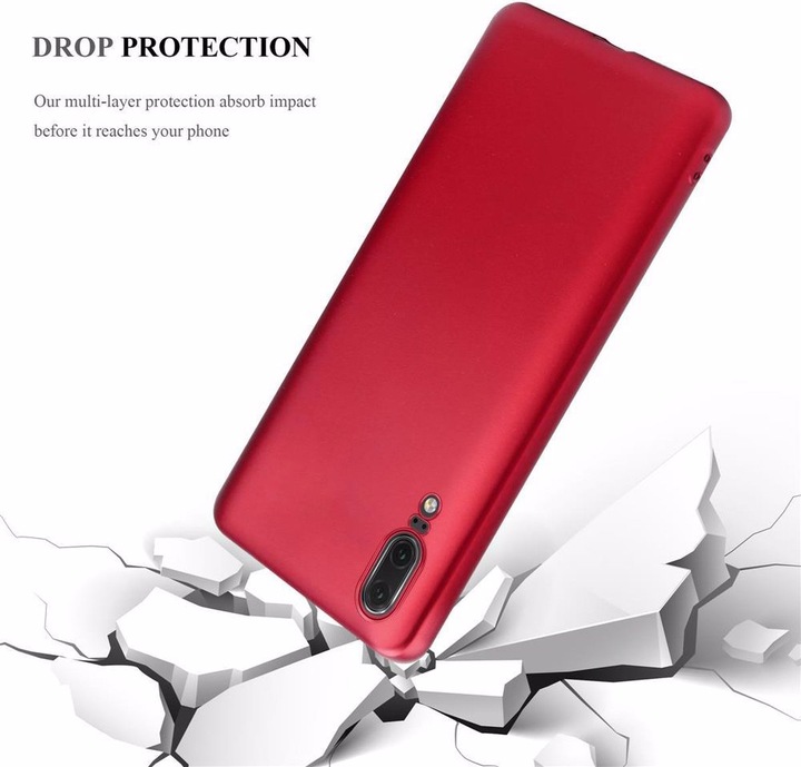 Actual product image Cadorabo TPU Matt Metallic Cover (Cubot P20)