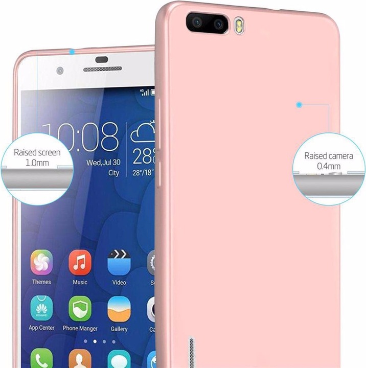 Produktbild Cadorabo TPU Matt Metallic Cover (Honor 6 Plus)