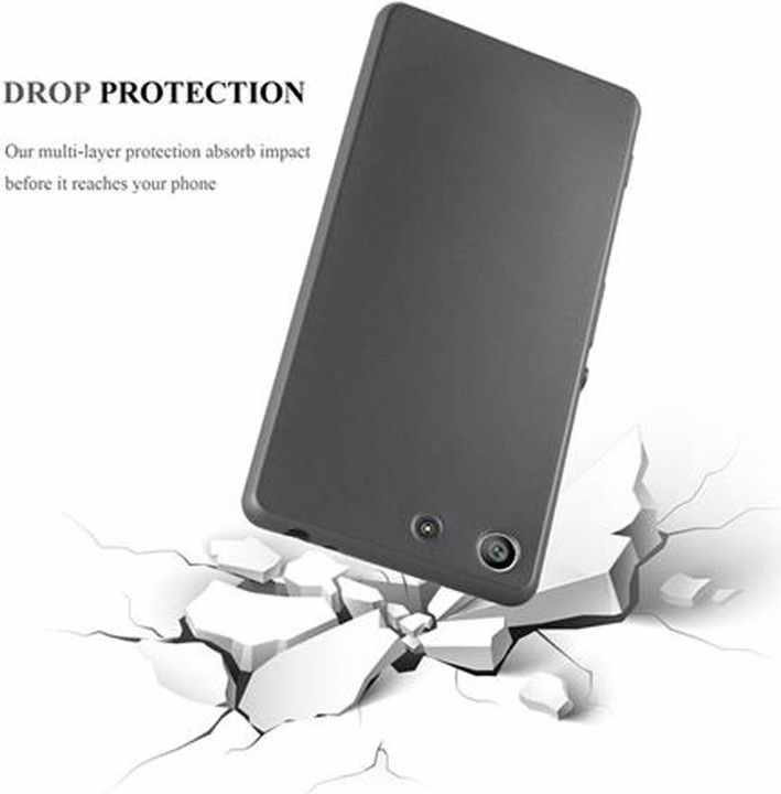 Produktbild Cadorabo TPU Matt Metallic Cover (Sony Xperia M5)