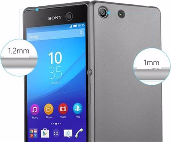 Produktbild Cadorabo TPU Matt Metallic Cover (Sony Xperia M5)