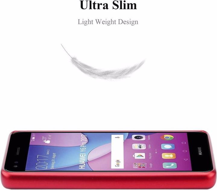 Image du produit Cadorabo Couverture métallique mate TPU (Huawei Y6 Pro (2017))