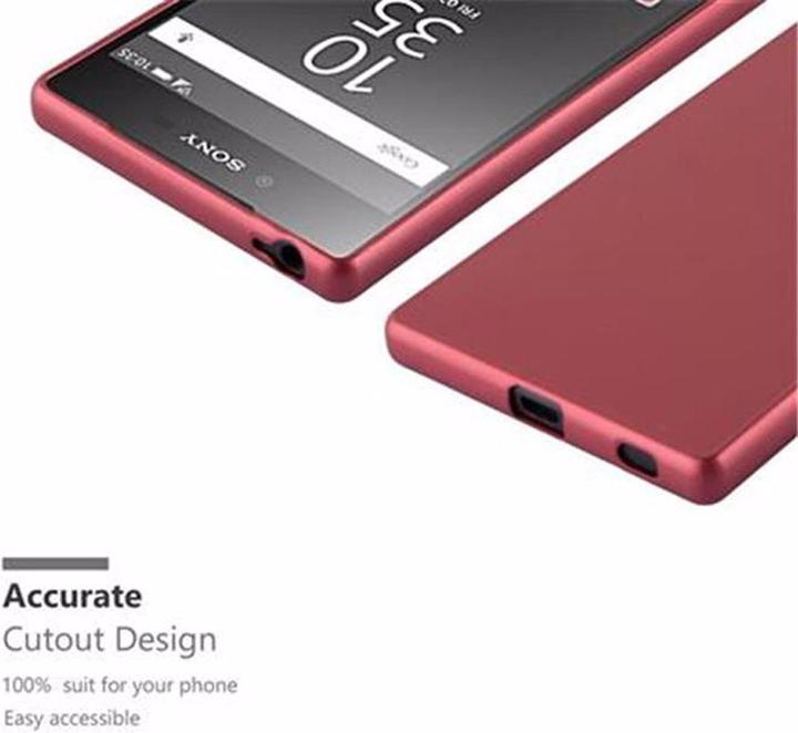 Image du produit Cadorabo Couverture métallique mate TPU (Sony Xperia Z5)