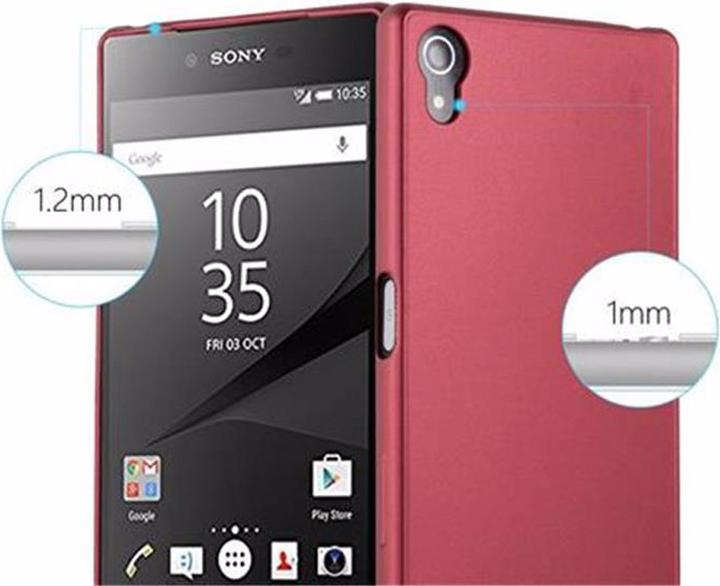 Image du produit Cadorabo Couverture métallique mate TPU (Sony Xperia Z5)