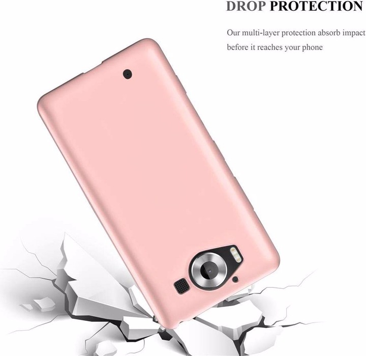 Produktbild Cadorabo TPU Matt Metallic Cover (Nokia Lumia 950 XL)