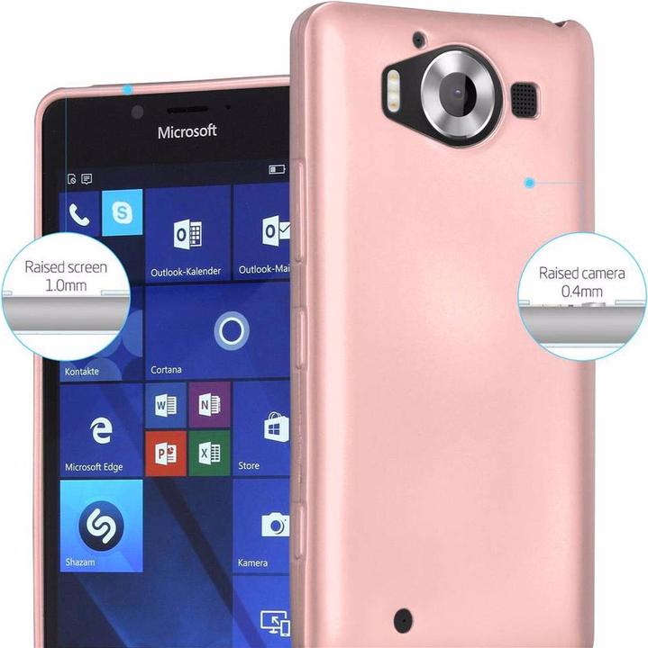 Produktbild Cadorabo TPU Matt Metallic Cover (Nokia Lumia 950 XL)
