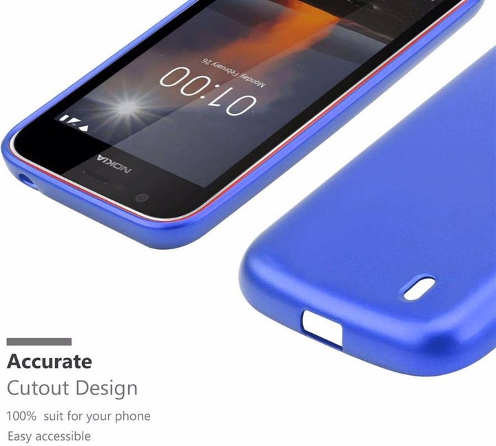 Produktbild Cadorabo TPU Matt Metallic Cover (Nokia 1)