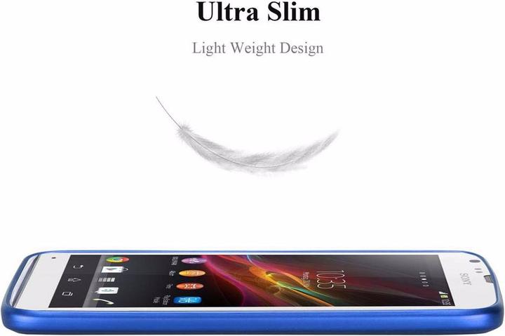 Actual product image Cadorabo TPU Matt Metallic Cover (Sony Xperia SP)