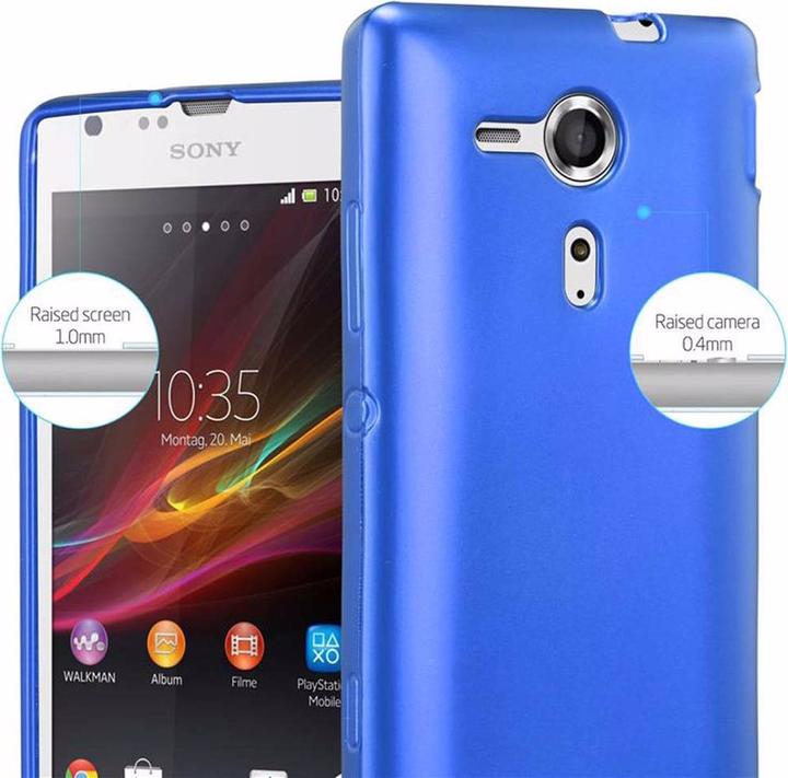 Actual product image Cadorabo TPU Matt Metallic Cover (Sony Xperia SP)