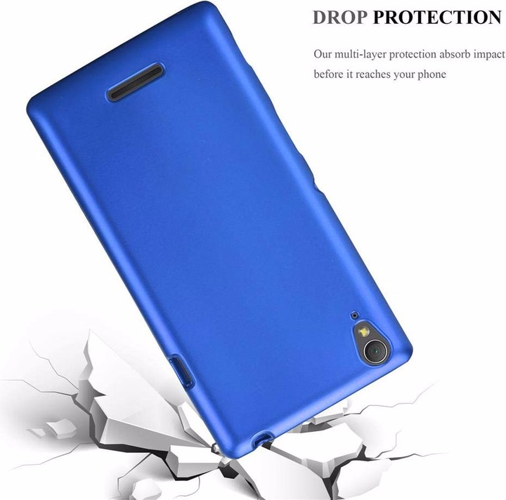 Actual product image Cadorabo TPU Matt Metallic Cover (Sony Xperia T2 Ultra)