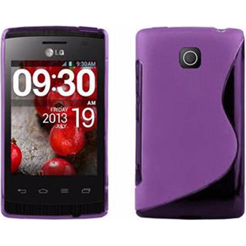 Thumbnail - Cadorabo TPU S-Line Cover (LG Optimus L1 II), Smartphone Hülle, Violett