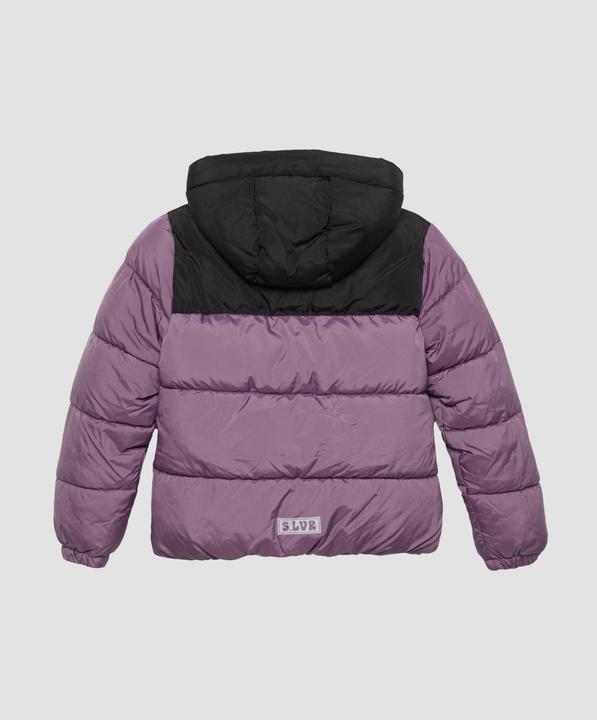 Produktbild S.Oliver Outdoor-Jacke Steppjacke mit Fleecefutter und abnehmbarer Kapuze (S)