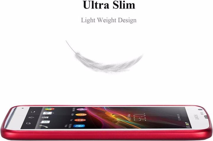 Actual product image Cadorabo TPU Matt Metallic Cover (Sony Xperia SP)