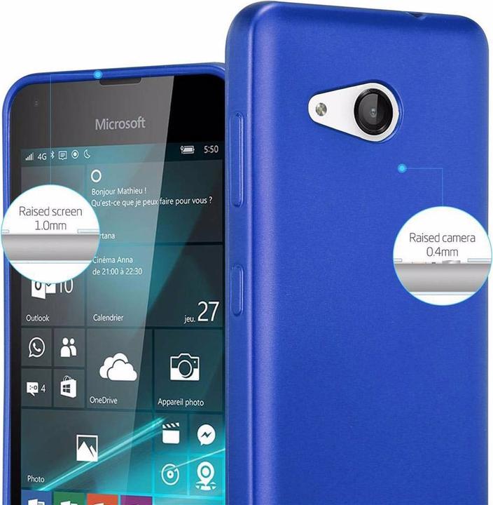 Image du produit Cadorabo Couverture métallique mate TPU (Microsoft Lumia 550)