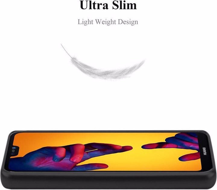 Actual product image Cadorabo TPU Matt Metallic Cover (Huawei P20 Lite)