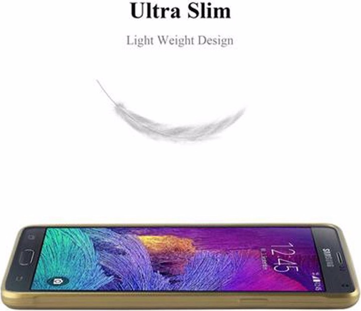 Produktbild Cadorabo TPU Matt Metallic Cover (Samsung Galaxy Note 4)