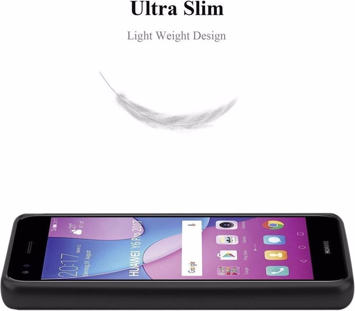 Produktbild Cadorabo TPU Matt Metallic Cover (Huawei Y6 Pro (2017))