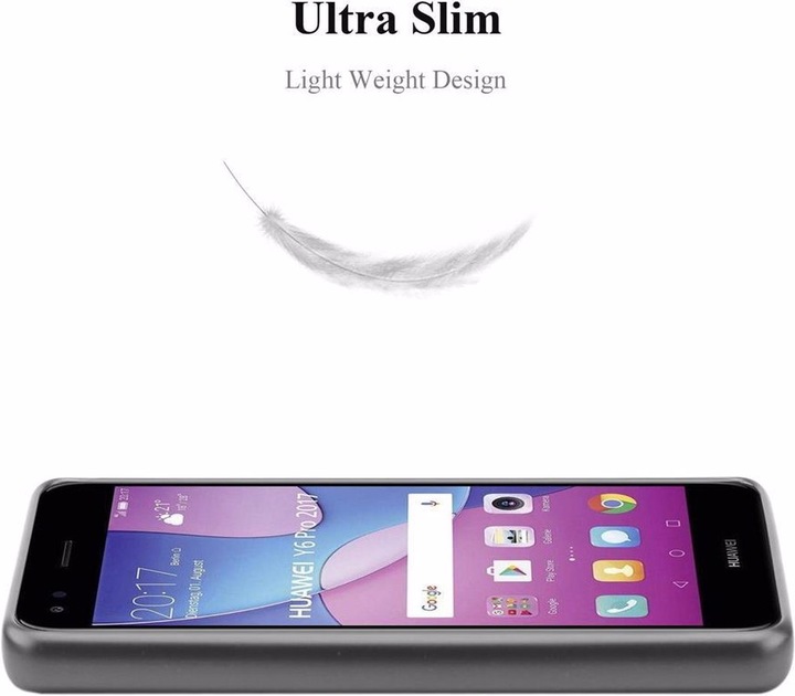 Produktbild Cadorabo TPU Matt Metallic Cover (Huawei Y6 Pro (2017))