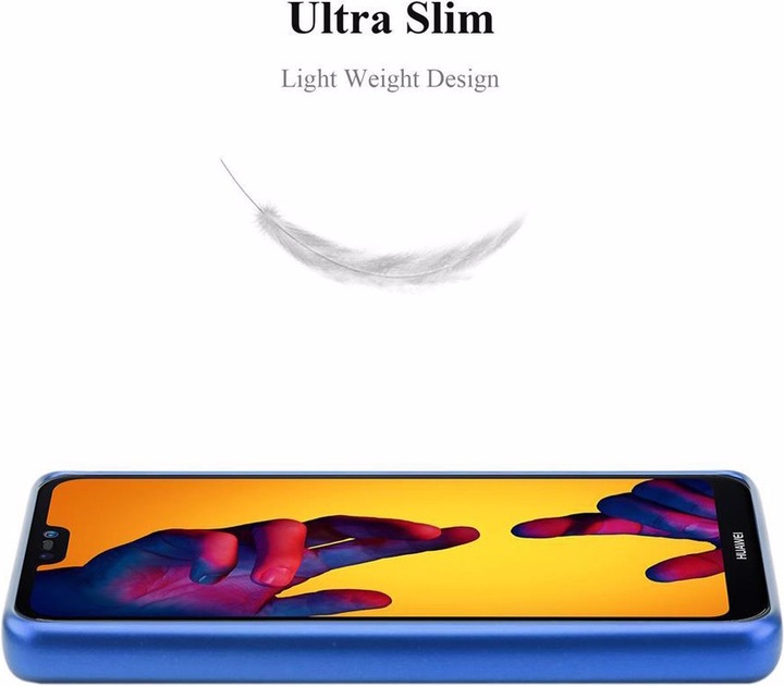 Actual product image Cadorabo TPU Matt Metallic Cover (Huawei P20 Lite)