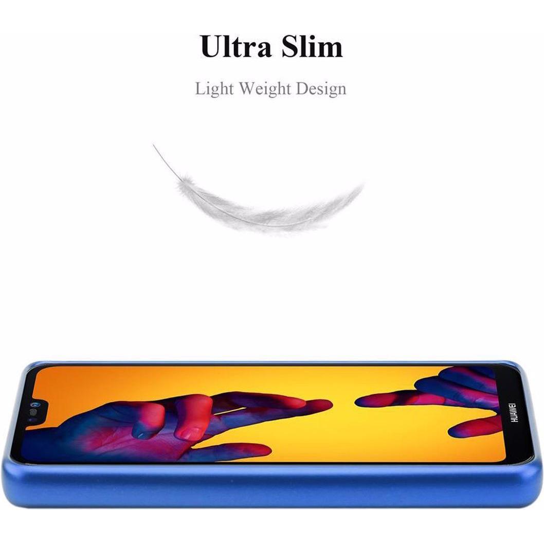 Thumbnail - Cadorabo TPU Matt Metallic Cover (Huawei P20 Lite), Smartphone Hülle, Blau