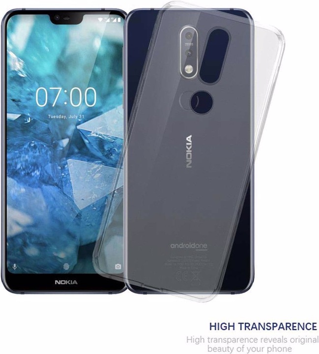 Produktbild Cadorabo TPU Ultra Slim AIR Cover (Nokia 7.1)