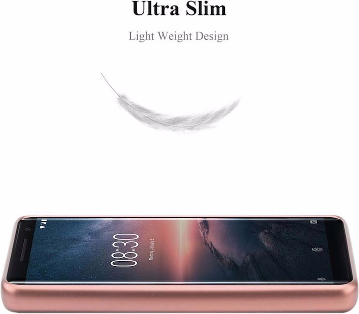 Produktbild Cadorabo TPU Matt Metallic Cover (Nokia 8 Sirocco)
