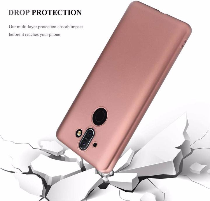 Produktbild Cadorabo TPU Matt Metallic Cover (Nokia 8 Sirocco)