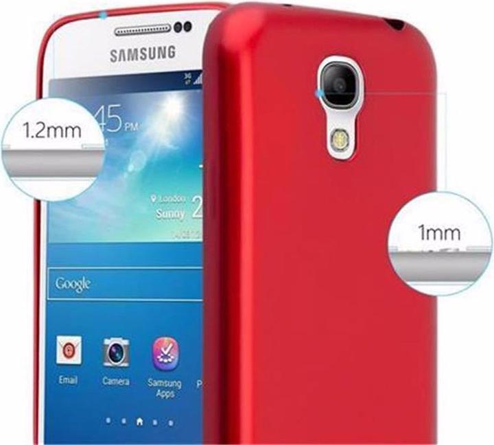 Actual product image Cadorabo TPU Matt Metallic Cover (Samsung Galaxy S4 mini)