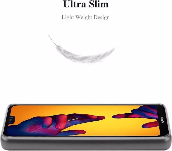 Actual product image Cadorabo TPU Matt Metallic Cover (Huawei P20 Lite)