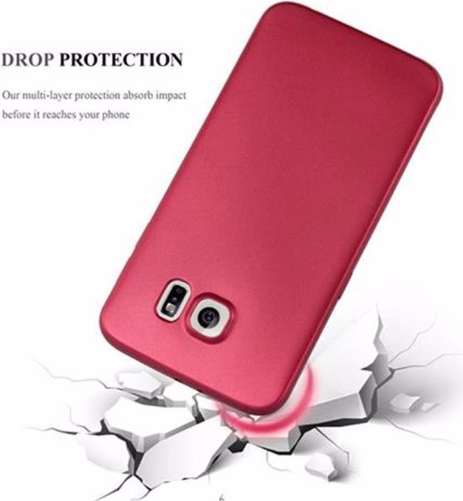 Produktbild Cadorabo TPU Matt Metallic Cover (Samsung Galaxy S6)