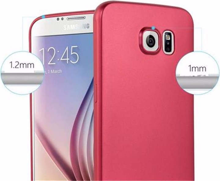 Produktbild Cadorabo TPU Matt Metallic Cover (Samsung Galaxy S6)