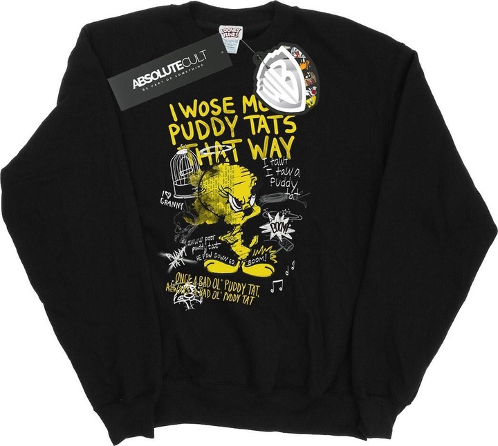 Immagine prodotto Looney Tunes Tweety Pie More Puddy Tats Felpa Uomo (3XL)