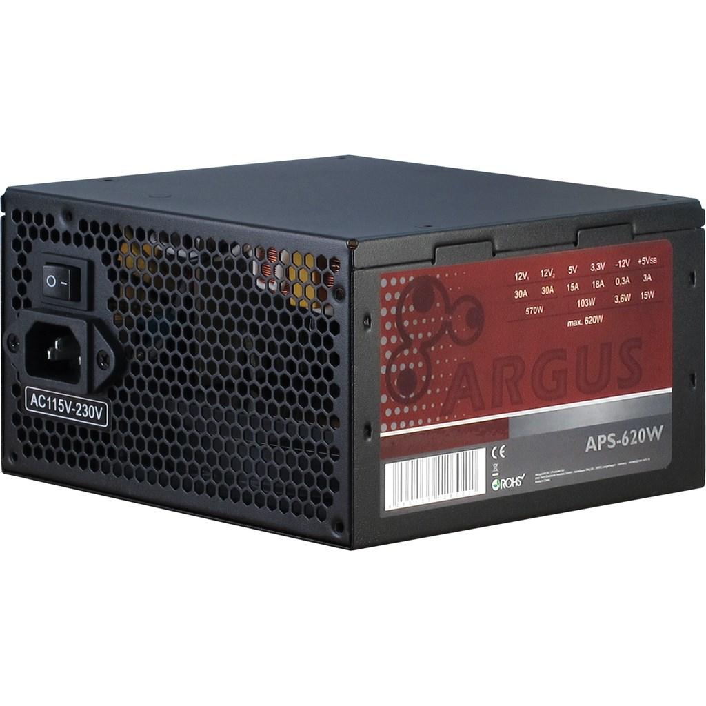 Intertech Argus (620 W), PC Netzteil, Schwarz