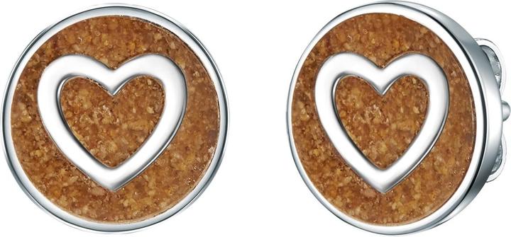 Produktbild Strandglück Damen Herz Sterling Silber Sand silber - 31326 (Sterling Silber)