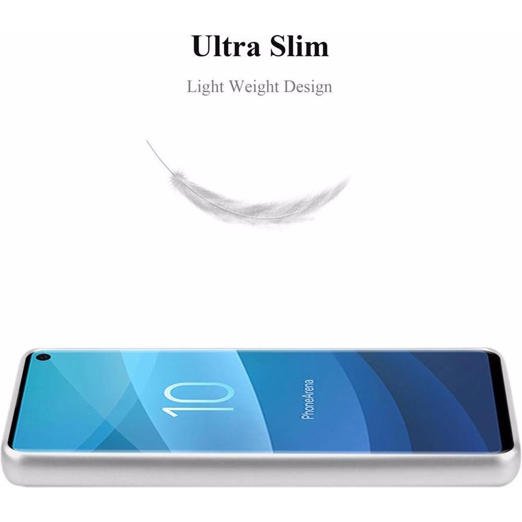 Thumbnail - Cadorabo TPU Matt Metallic Cover (Samsung Galaxy S10), Smartphone Hülle, Silber