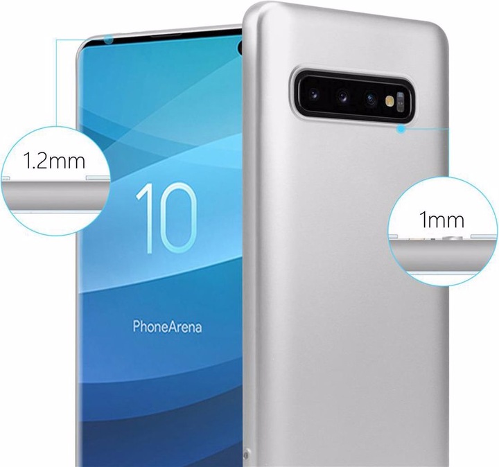 Produktbild Cadorabo TPU Matt Metallic Cover (Samsung Galaxy S10)