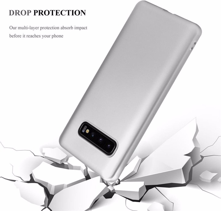 Produktbild Cadorabo TPU Matt Metallic Cover (Samsung Galaxy S10)