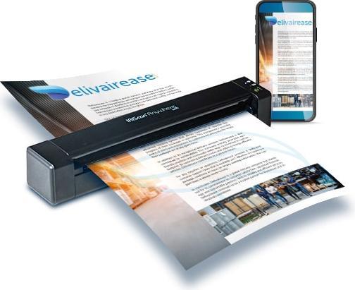 Produktbild Iris IRIScan Anywhere 6 WIFI Simplex 15PPM mit Akku mobiler Dokumentenscanner PDF OCR SW WinMac iOS (USB, WLAN)