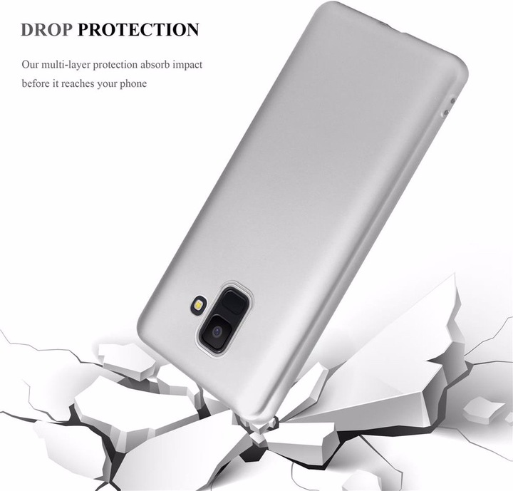 Produktbild Cadorabo TPU Matt Metallic Cover (Samsung Galaxy J6 (2018))