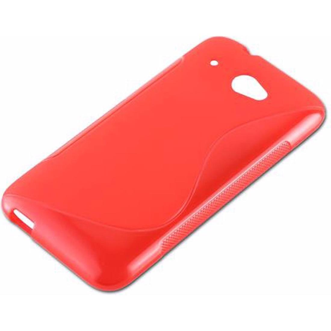 Thumbnail - Cadorabo TPU S-Line Cover (HTC Desire 601), Smartphone Hülle, Rot