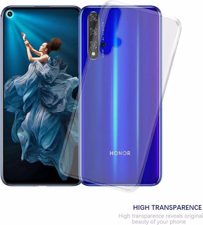 Produktbild Cadorabo TPU Ultra Slim AIR Cover (LG K20, Huawei Nova 5T, TCL 20S)