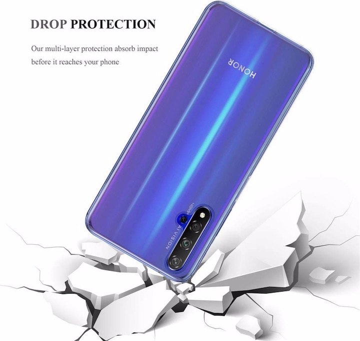 Produktbild Cadorabo TPU Ultra Slim AIR Cover (LG K20, Huawei Nova 5T, TCL 20S)