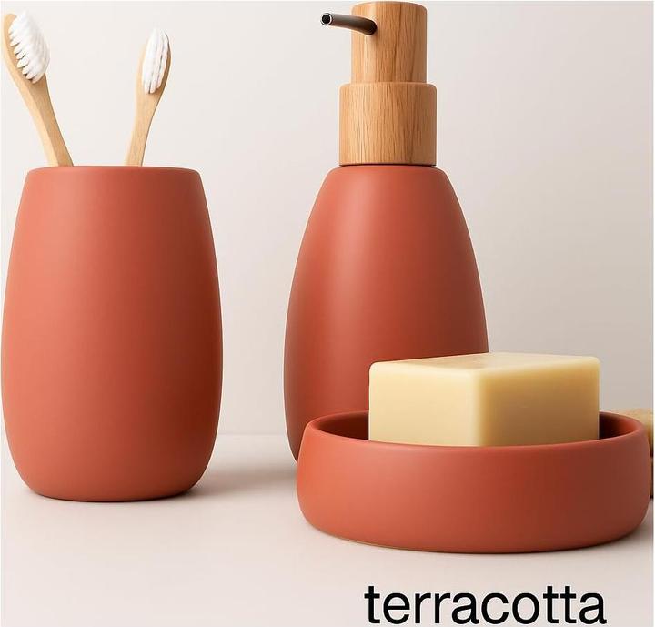 Produktbild Steinbach Sven Polyresin Seifenspender Terracotta