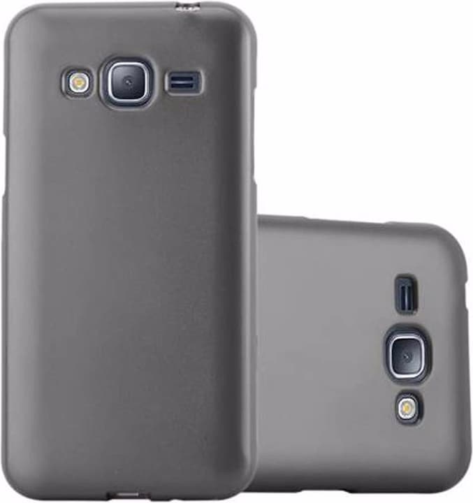 Actual product image Cadorabo TPU Matt Metallic Cover (Samsung Galaxy J3 (2016))