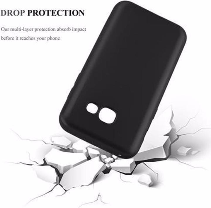 Actual product image Cadorabo TPU Matt Metallic Cover (Samsung Galaxy A3 (2017))