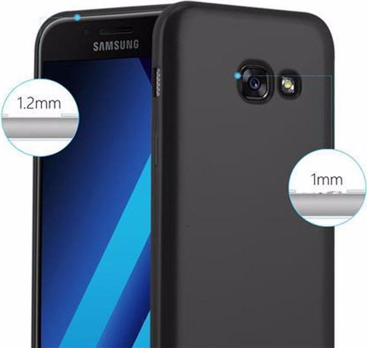 Actual product image Cadorabo TPU Matt Metallic Cover (Samsung Galaxy A3 (2017))