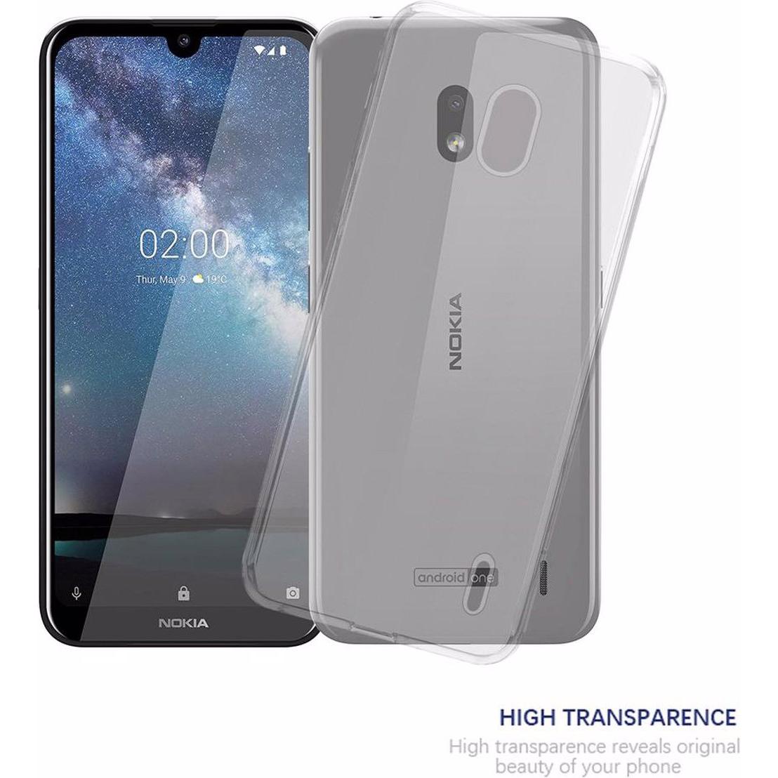 Thumbnail - Cadorabo TPU Ultra Slim AIR Cover (Nokia 2.2), Smartphone Hülle, Transparent